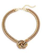 Kenneth Jay Lane Snake Knotted Necklace