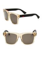 Gucci Classic 53mm Square Sunglasses