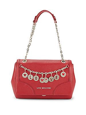 Love Moschino Grained Shoulder Bag