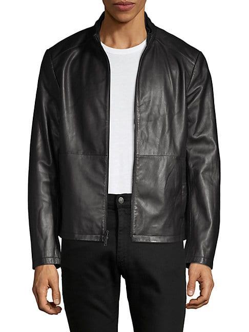 Saks Fifth Avenue Classic Leather Jacket