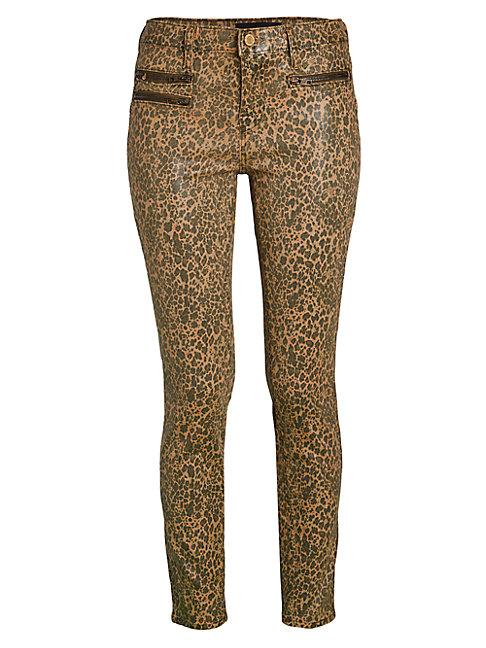 Etienne Marcel Leopard Skinny Jeans