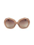 Linda Farrow 57mm Butterfly Novelty Sunglasses