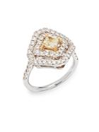 Saks Fifth Avenue 1.25 Tcw Diamond & 18k White Gold Ring