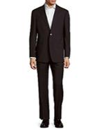 Armani Collezioni Modern Fit Solid Virgin Wool Suit