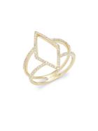 Kc Designs Diamonds & 14k Yellow Gold Geometric Ring