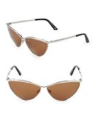 Balenciaga Gradient 62mm Cateye Sunglasses