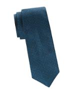 Saks Fifth Avenue Made In Italy Mosaic Print Silk Tie
