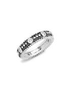 Freida Rothman Hammered Sterling Silver Stackable Ring
