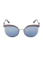 Roberto Cavalli 63mm Cat Eye Sunglasses