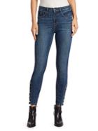 L'agence Piper High-rise Button-hem Skinny Jeans
