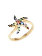 Effy Star 14k Yellow Gold & Sapphire Ring