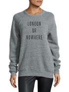 Knowlita London Or Nowhere Graphic Sweatshirt
