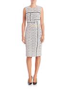 Yigal Azrouel Embroidered Tulle Sheath
