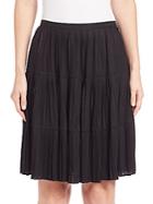 Givenchy Tiered Jersey Skirt