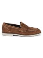 Bruno Magli Hoover Suede Penny Loafers