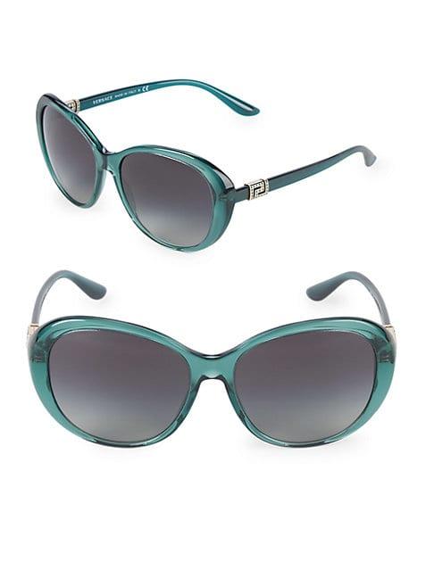 Versace 57mm Oversized Sunglasses