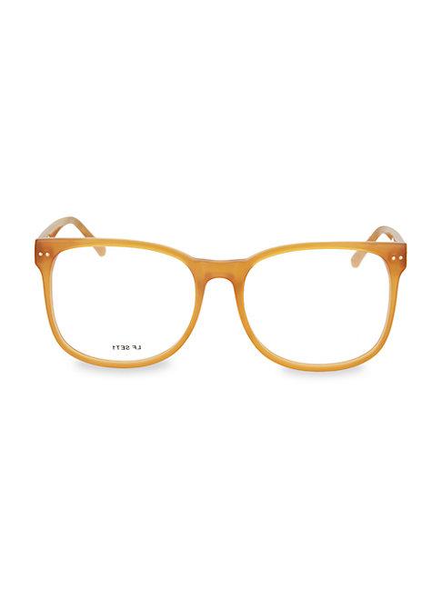Linda Farrow 59mm Round Novelty Optical Glasses