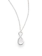 Saks Fifth Avenue Sterling Silver Infinity Necklace