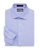 Saks Fifth Avenue Slim-fit Basketweave Cotton Dress Shirt