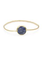 Eva Hanusova Gem Rush Lapis Lazuli Beaded Bangle Bracelet