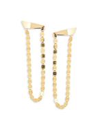 Lana Jewelry 14k Gold Long Nude Drop Earrings
