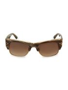 Linda Farrow Novelty 51mm Square Sunglasses