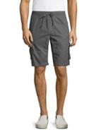 Onia Drawstring Linen & Cotton Cargo Shorts