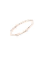 Casa Reale 14k Rose Gold & Diamond Stackable Octagon Ring