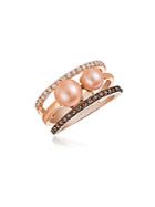 Le Vian Chocolatier 5-8mm Strawberry Freshwater Pearl