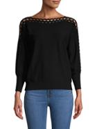 Milly Cutout Sweater