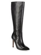 Halston Heritage Classic Leather Knee-high Boots