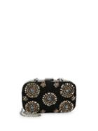 Circus By Sam Edelman Floral Bead Embellished Convertible Clutch