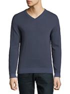 Eleventy V-neck Cotton Sweater