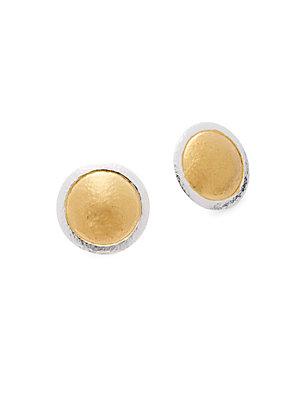 Gurhan 24k Yellow Gold-plated Button Earrings