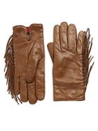 Valentino Frill Leather Gloves