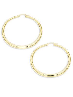 Saks Fifth Avenue 14k Yellow Gold Classic Hoop Earrings
