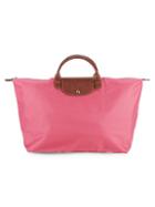 Longchamp Leather-trimmed Nylon Tote