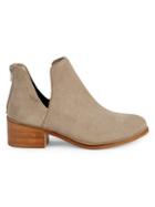 Steve Madden Suede Cutout Ankle Booties