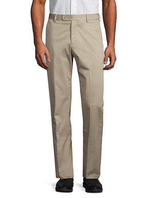 Saks Fifth Avenue Stretch-cotton Twill Pants