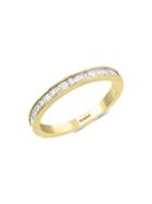 Effy D'oro 14k Yellow Gold Channel Set Diamond Ring