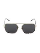 Dolce & Gabbana Dg2193j 59mm Rectangle Sunglasses