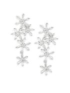 Saks Fifth Avenue Cubic Zirconia Flower Drop Earrings