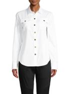 Balmain Spread-collar Cotton Shirt