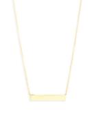Saks Fifth Avenue 14k Gold Bar Pendant Necklace