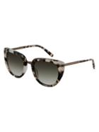 Balmain 53mm Modified Cat Eye Sunglasses