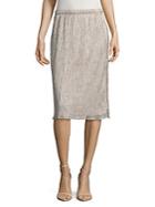 Saks Fifth Avenue Shimmer Midi Skirt