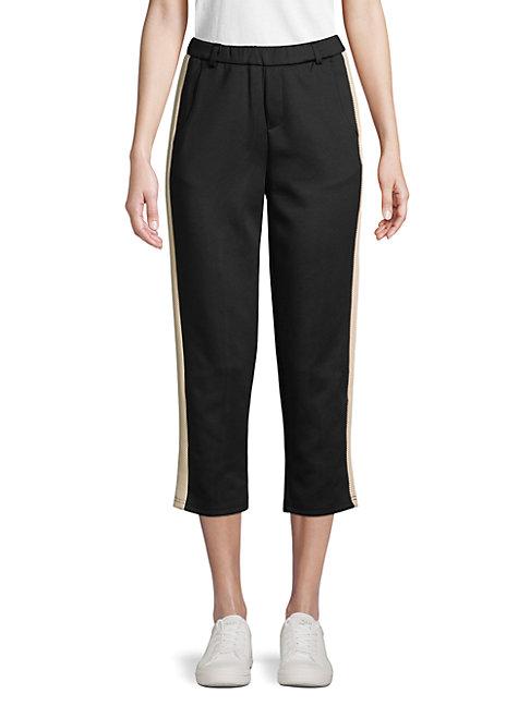 Lucca Textured Cropped Pants
