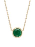 Effy Emerald & 14k Yellow Gold Pendant Necklace