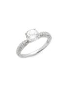 Lafonn Crystal & Sterling Silver Engagement Ring