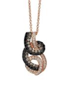 Le Vian Exotics Swirl 14k Strawberry Gold Pendant Necklace